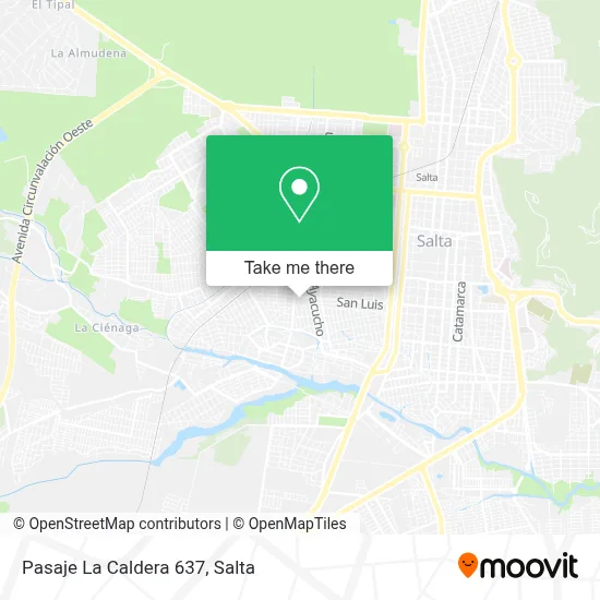 Pasaje La Caldera 637 map