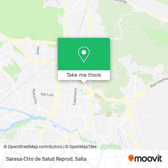 Saresa-Ctro de Salud Reprod map