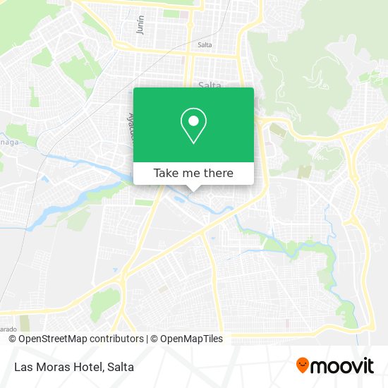 Las Moras Hotel map