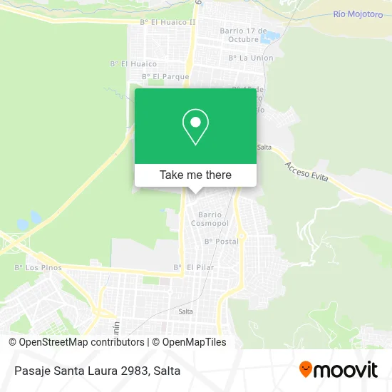 Pasaje Santa Laura 2983 map