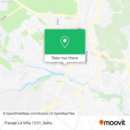 Mapa de Pasaje La Viña 1231