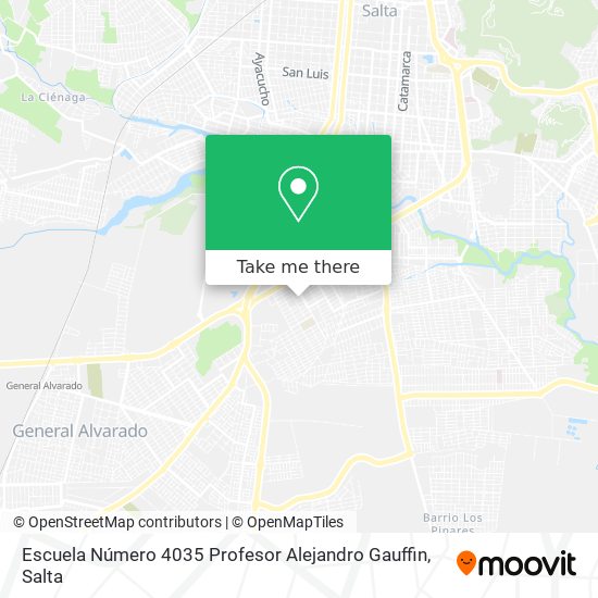Escuela Número 4035 Profesor Alejandro Gauffin map