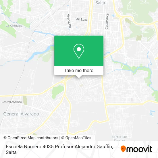 Escuela Número 4035 Profesor Alejandro Gauffin map