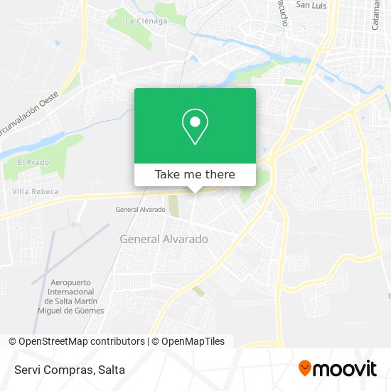 Mapa de Servi Compras