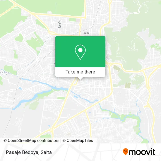 Pasaje Bedoya map