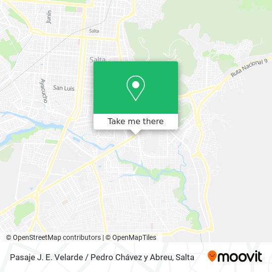 Pasaje J. E. Velarde / Pedro Chávez y Abreu map
