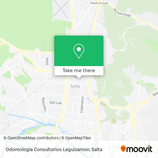 Odontologia Consultorios Leguizamon map