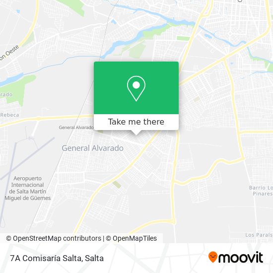 7A Comisaría Salta map