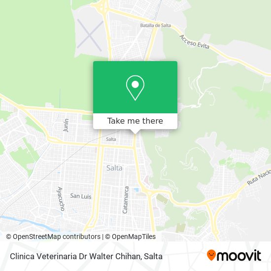 Mapa de Clinica Veterinaria Dr Walter Chihan