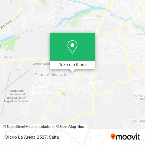 Diario La Arena 2527 map