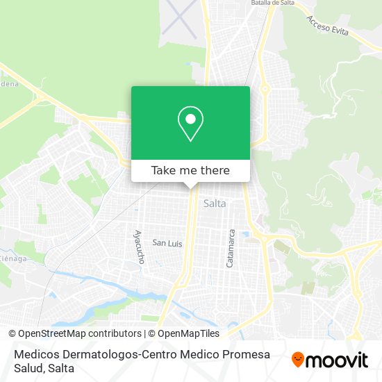 Mapa de Medicos Dermatologos-Centro Medico Promesa Salud