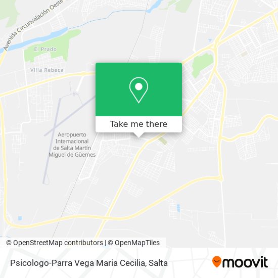 Psicologo-Parra Vega Maria Cecilia map