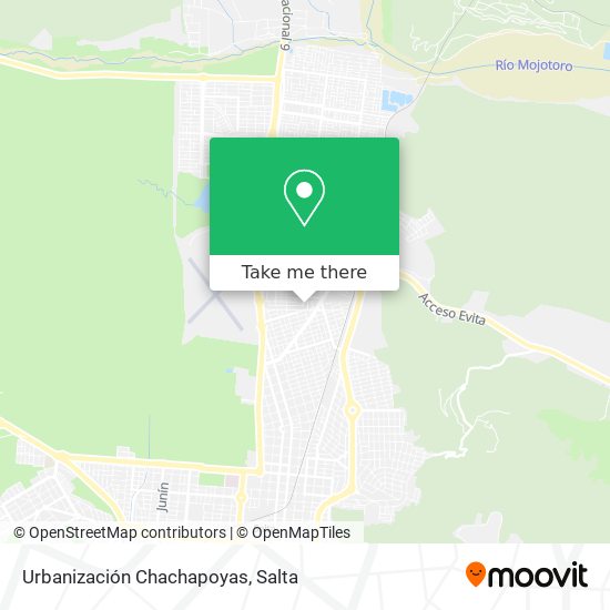 Mapa de Urbanización Chachapoyas