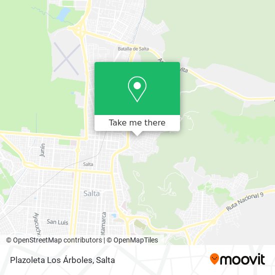 Mapa de Plazoleta Los Árboles