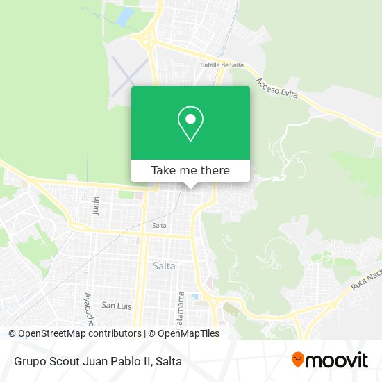 Mapa de Grupo Scout Juan Pablo II