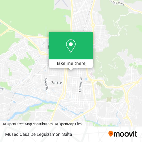Mapa de Museo Casa De Leguizamón
