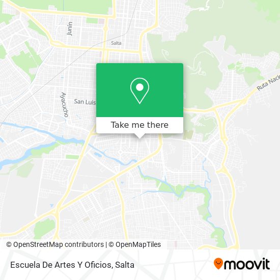 Escuela De Artes Y Oficios map