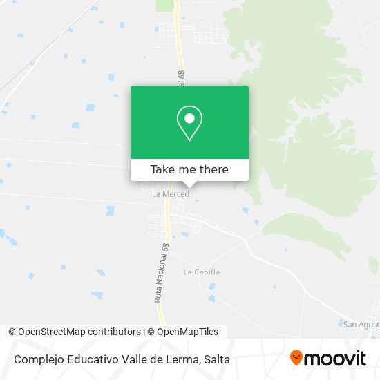 Mapa de Complejo Educativo Valle de Lerma