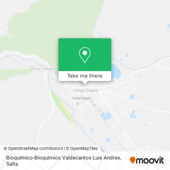 Mapa de Bioquímico-Bioquímico Valdecantos Luis Andres