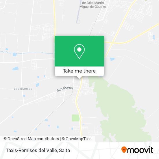 Taxis-Remises del Valle map