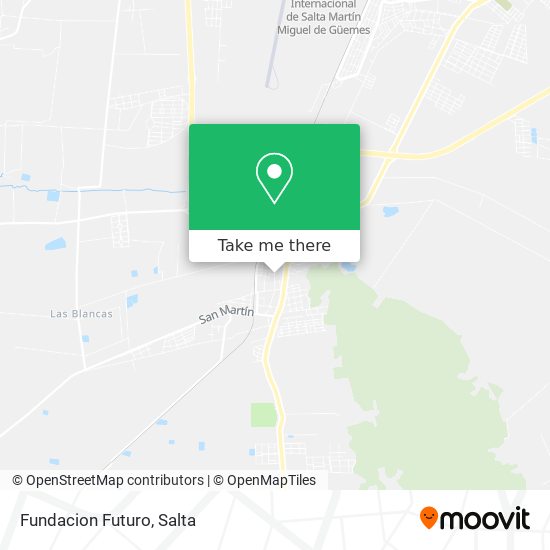 Mapa de Fundacion Futuro