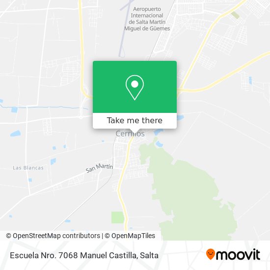 Escuela Nro. 7068 Manuel Castilla map