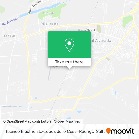 Técnico Electricista-Lobos Julio Cesar Rodrigo map