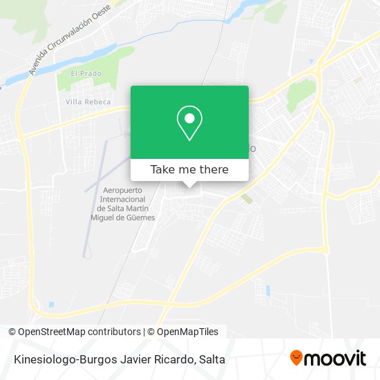 Mapa de Kinesiologo-Burgos Javier Ricardo