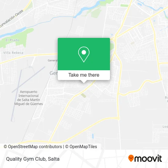 Quality Gym Club map