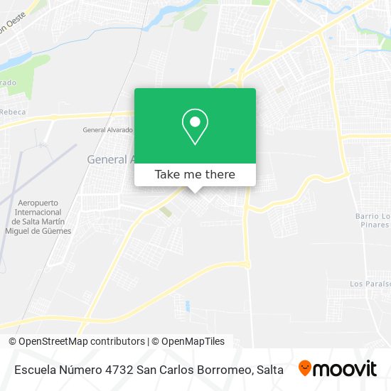 Escuela Número 4732 San Carlos Borromeo map