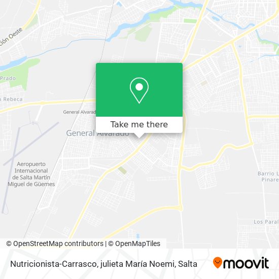 Nutricionista-Carrasco, julieta María Noemi map