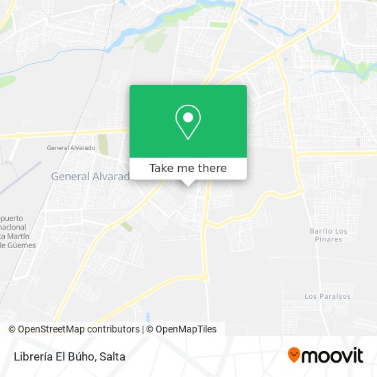 Mapa de Librería El Búho