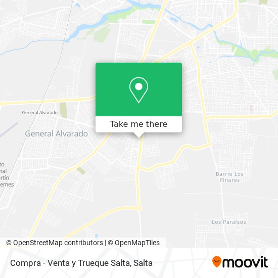 Compra - Venta y Trueque Salta map