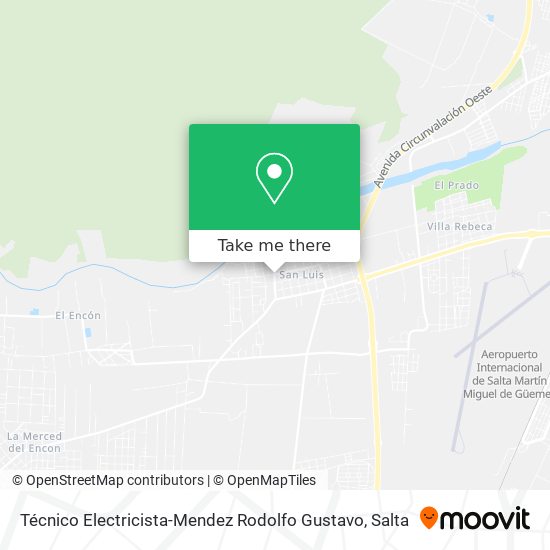 Técnico Electricista-Mendez Rodolfo Gustavo map