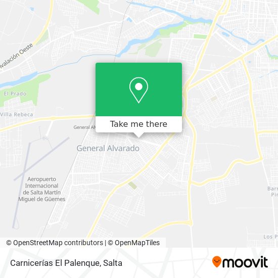 Carnicerías El Palenque map
