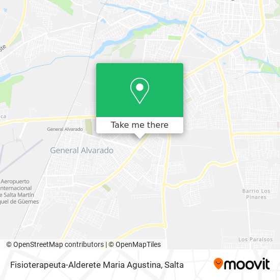 Fisioterapeuta-Alderete Maria Agustina map