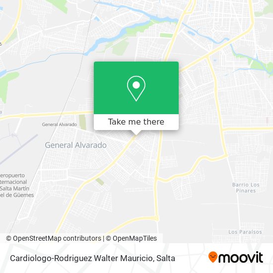 Cardiologo-Rodriguez Walter Mauricio map