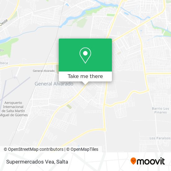 Mapa de Supermercados Vea