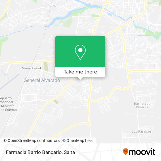 Farmacia Barrio Bancario map