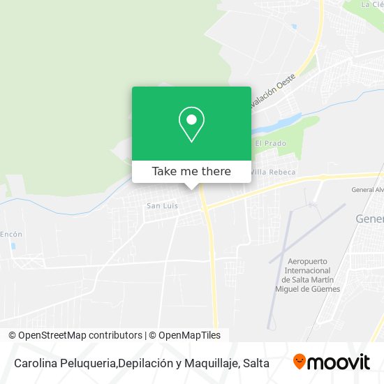 Carolina Peluqueria,Depilación y Maquillaje map