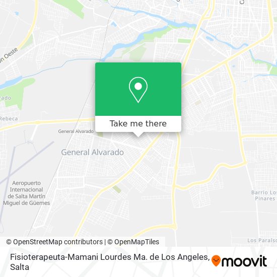 Fisioterapeuta-Mamani Lourdes Ma. de Los Angeles map