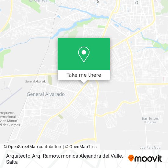 Mapa de Arquitecto-Arq. Ramos, monica Alejandra del Valle