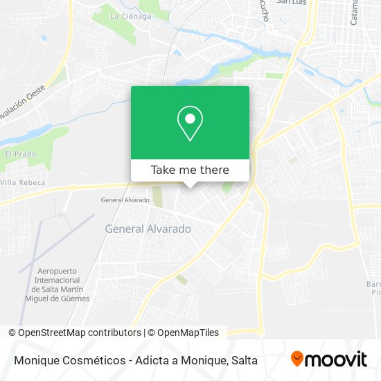 Monique Cosméticos - Adicta a Monique map