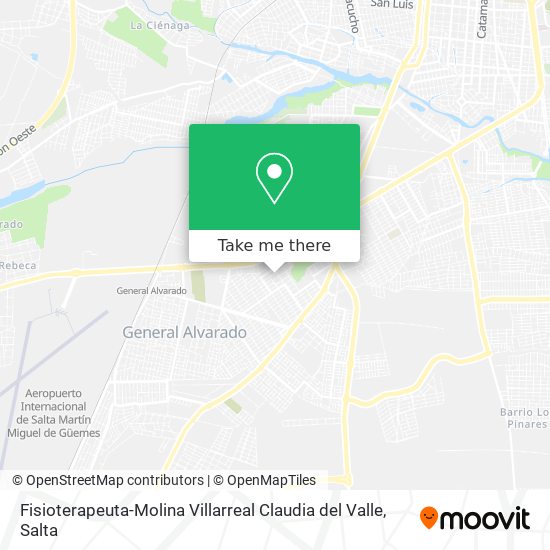 Fisioterapeuta-Molina Villarreal Claudia del Valle map
