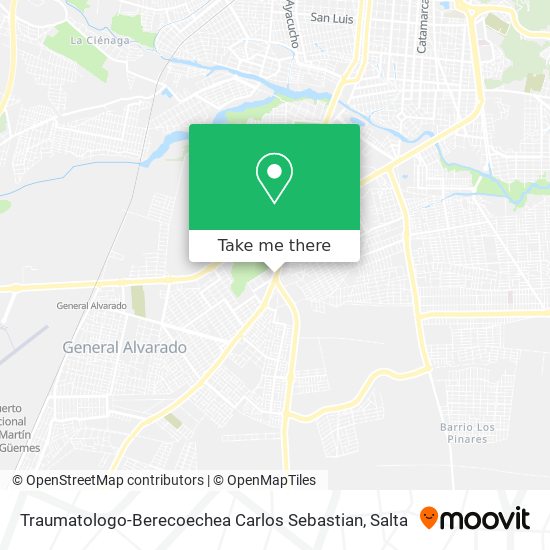 Traumatologo-Berecoechea Carlos Sebastian map