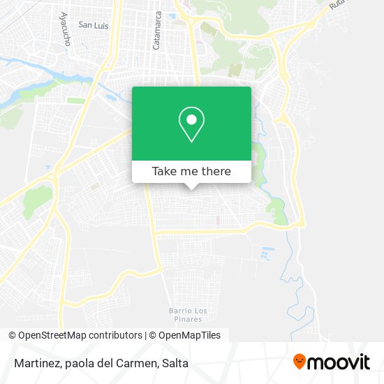 Mapa de Martinez, paola del Carmen
