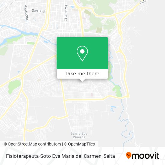 Mapa de Fisioterapeuta-Soto Eva Maria del Carmen