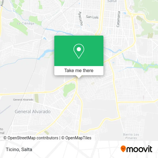 Ticino map
