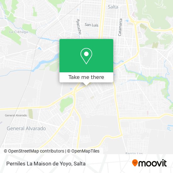 Perniles La Maison de Yoyo map