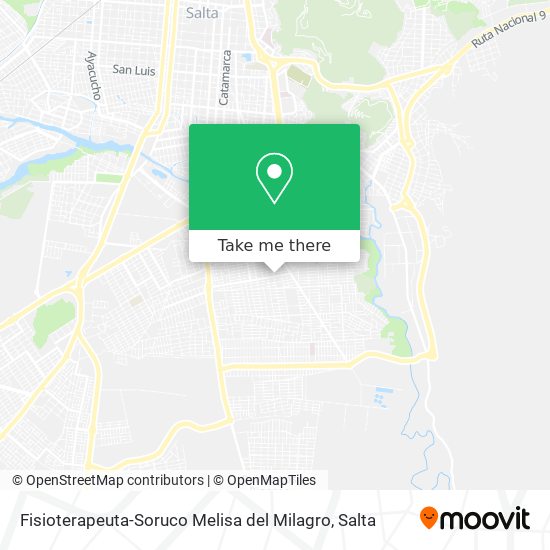 Fisioterapeuta-Soruco Melisa del Milagro map